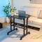 Stand Up Desk with Height Adjustable and Rolling Casters for Home